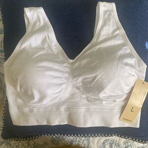 Shapermint Truekind White Bra size Large New!